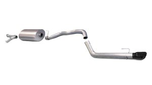 Toyota Sequoia Performance Exhaust - Single Rear Exit - CORSA Performance - Cat-Back Touring - Black - `08-`17